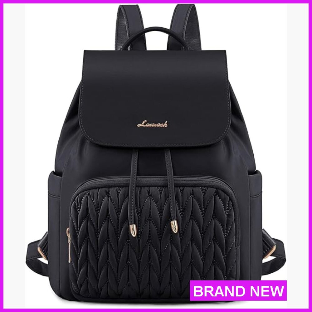 Mini Backpack Purse Quilted Daypack Anti-Theft Travel College Work Chic